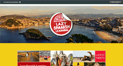 Desktop Screenshot of lazyspanishlearning.com